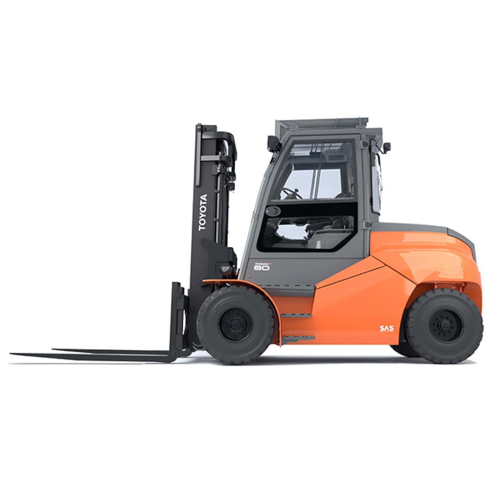 TOYOTA TM9 8束 Toyota Traigo 80, 4-wheel 8t @ 900 mm LC - Electric forklift