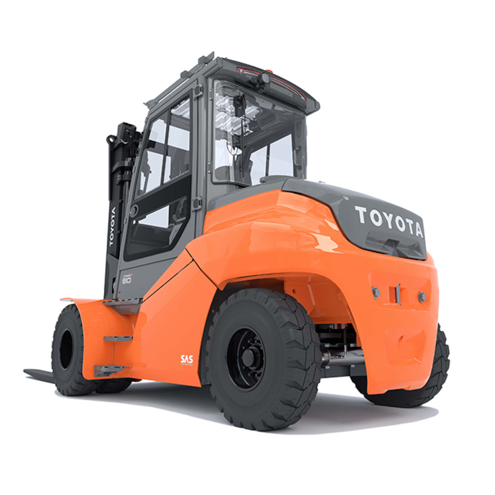 Toyota Traigo 80, 4-wheel 8t @ 900 mm LC - Electric forklift